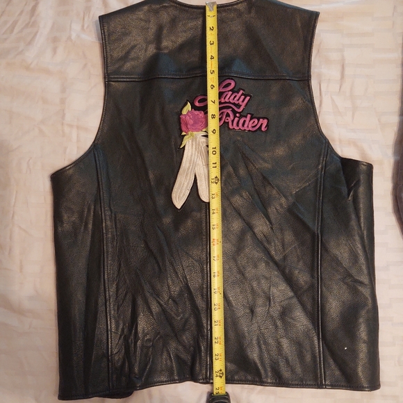 Genuine Harley Davidson leather vest - Picture 6 of 7